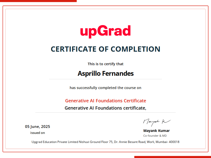 Certificate Image